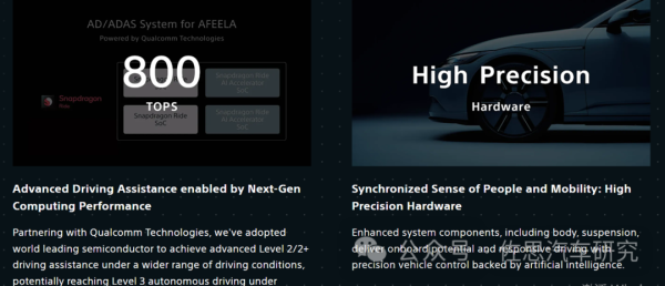 挑战英伟达,索尼AFEELA里的高通数字底盘